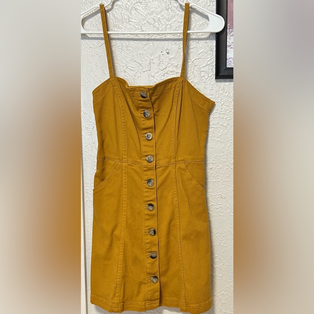 Yellow Miss Mary Mack Divided dress.